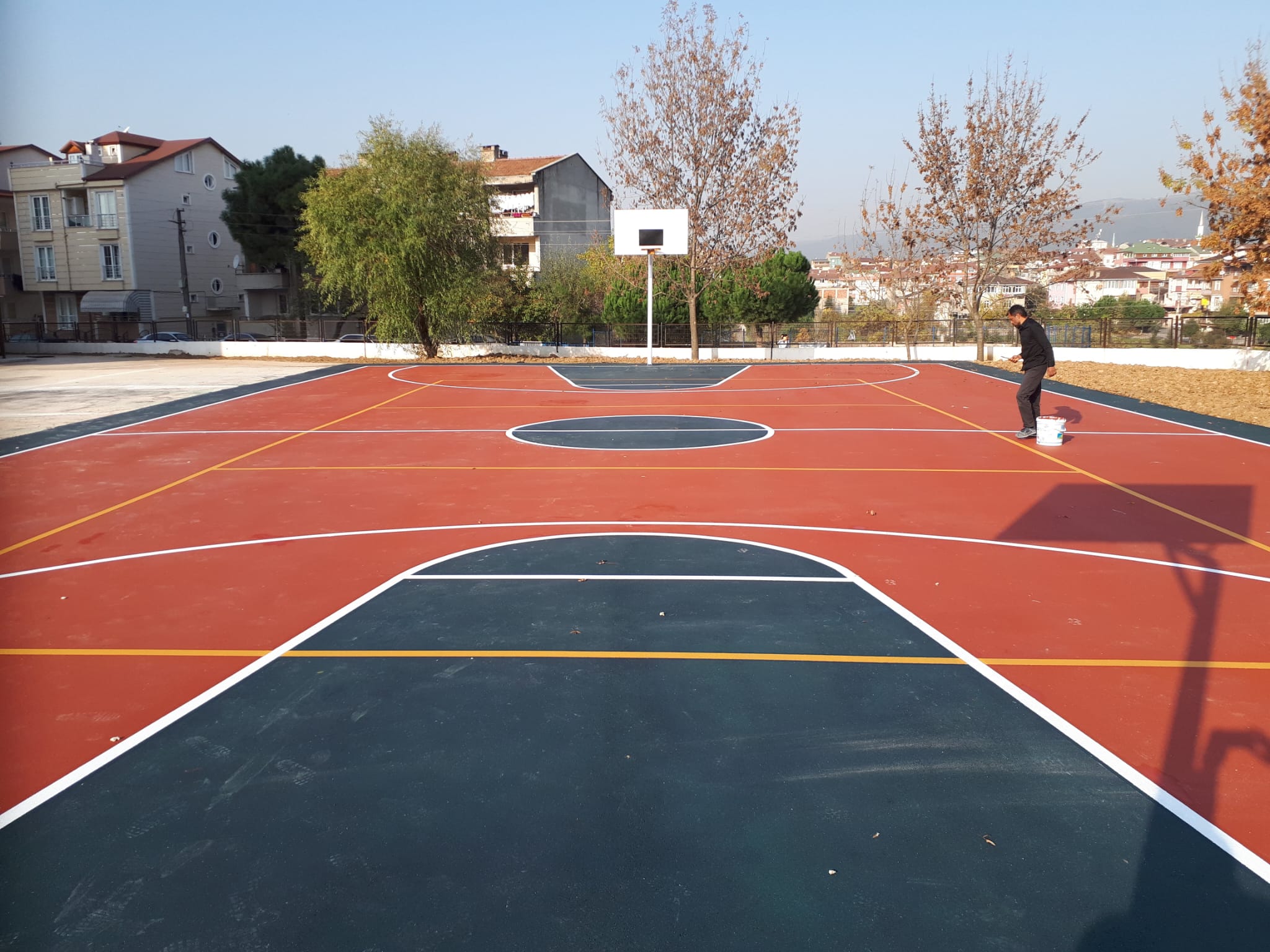 Akrilik Basketbol Sahası Kaplaması 2