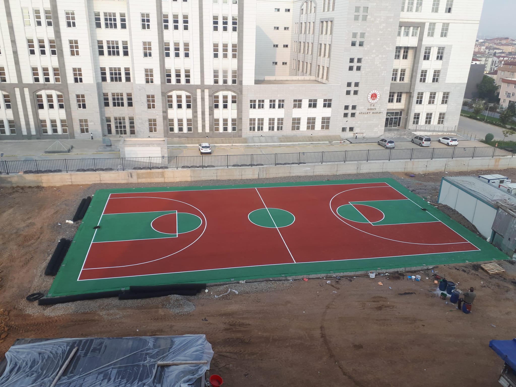 Akrilik Basketbol Sahası Kaplaması